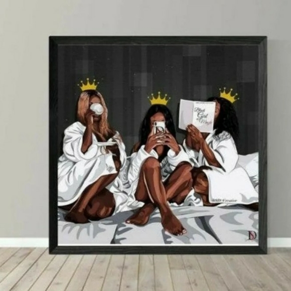Melanin Queens Art Print - Picture 1 of 1